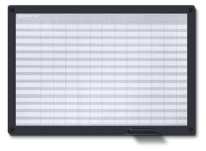 Tabla de planificare Glassboard, 90 x 60 cm, negru