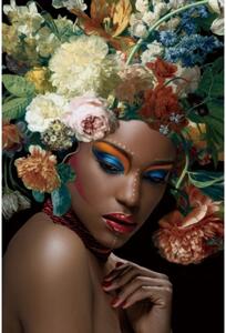 Tablou Femeie Floare I 80 x 120 cm, multicolor