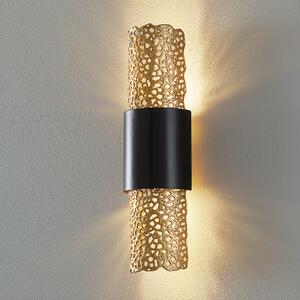 Holländer Aplică de perete Palazzo, auriu/maro, reglabil, Auriu / Alamă, Camera de zi / sufragerie, Metal, Modern