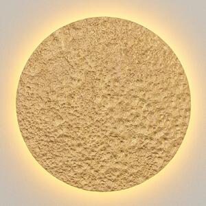 Holländer Aplică de perete LED Meteor, Ø 55 cm, auriu, reglabil, Auriu / Alamă, Camera de zi / sufragerie, Metal, Modern