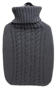 Termos Hugo Frosch Classic, husă tricotată, 1,8 l, gri închis