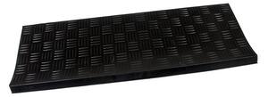 Trepte de rulare din cauciuc Criss Cross 25 x 75 x 0,5 cm, negru