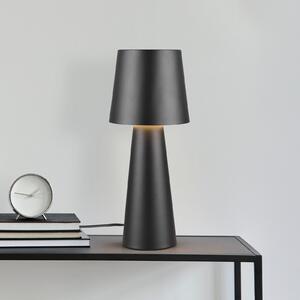 Trio Lighting Lampă de masă Nubian, negru, înălțime 40 cm, metal, E27, Negru, Camera de zi / sufragerie, Metal, Modern