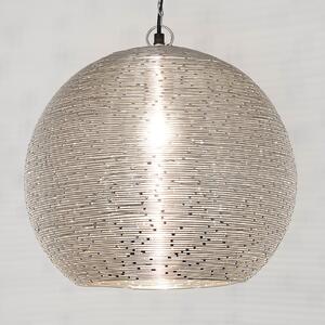 Holländer Lampă suspendată Colibri, înălțime 50 cm, Ø 33 reglabil, Metalic, Camera de zi / sufragerie, Metal, Modern