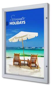Vitrina de informații interioară cu blocare Premium 70 x 100 cm, aluminiu