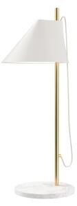 Lampă de masă Louis Poulsen, Yuh Brass, reglabil, Alb, dormitor, Metal, Design