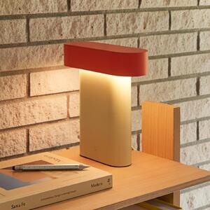Hübsch LED lampă de masă Sleek, verde deschis / roșu, fier, PC, reglabil, Verde, Camera de zi / sufragerie, Metal, Design