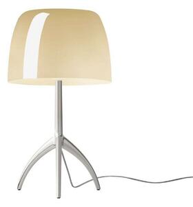 Lampă de masă Foscarini, reglabil, Metalic, Camera de zi, Aluminiu
