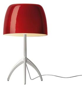 Lampă de masă Foscarini, Roșu, Camera de zi, Aluminiu