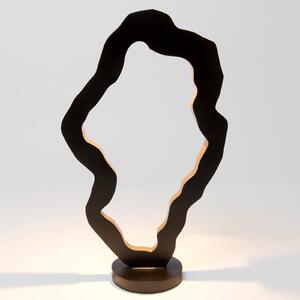 Holländer Lampă de masă cu LED Infernale, design original, reglabil, Negru, Camera de zi / sufragerie, Metal, Design