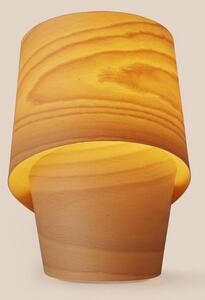 LZF LAMPS Lampă de masă Tiny, fag natural, înălțime 22,5 cm, Lemn, Camera de zi / sufragerie, Lemn, Design
