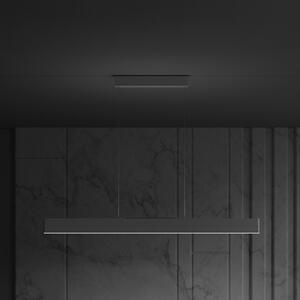 Maytoni Lampă suspendată LED Step, alb, 118,5 cm, 3.000 K, aluminiu, Alb, Camera de zi / sufragerie, Metal, Modern