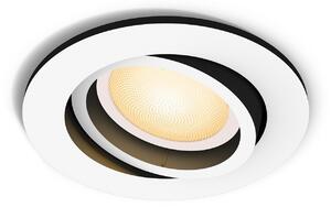 Spoturi Philips Hue, reglabil, Alb, Camera de zi, Plastic, Modern