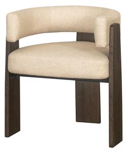Scaun dining bej din stofa Bruna