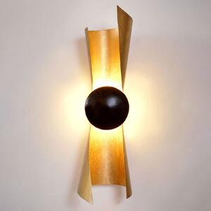 Holländer Aplică de perete Pianeta din fier, Auriu / Alamă, Camera de zi / sufragerie, Metal, Modern