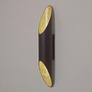 Holländer Aplică de perete Organo înălțime 55 cm, reglabil, Negru, Camera de zi / sufragerie, Metal, Modern