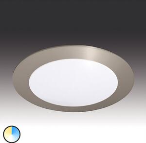 Hera Lampă LED încastrată rotundă Dynamic FR 68-LED, reglabil, Gri, Camera de zi / sufragerie, Plastic, Modern, Corpuri de iluminat încastrate rotunde