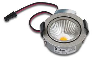 Hera Lampă LED încastrată SR 45-LED pivotantă, reglabil, Metalic, Camera de zi / sufragerie, Metal, Modern