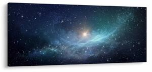 Tablou - Stele și nebuloase (120x50 cm)