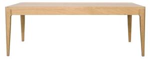 Masuta de cafea, natur, din lemn de stejar, L120 cm, Ernest
