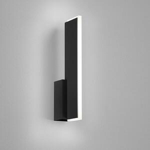 Helestra Nex aplică de perete LED negru mat, Negru, Camera de zi / sufragerie, Metal, Modern