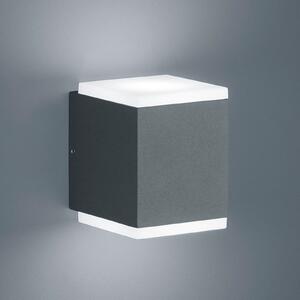 Helestra Kibo - aplică LED de exterior, grafit, Negru, Metal, Modern
