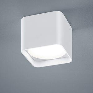 Helestra Dora plafonieră LED, unghiulară, alb mat, Alb, Camera de zi / sufragerie, Aluminiu, Modern