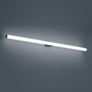 Helestra Loom lampă LED oglindă negru 120 cm, Alb, Baie, Plastic, Modern