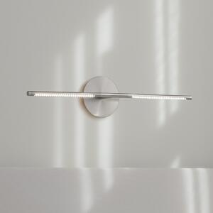 UMAGE Aplică de perete LED Omni, culoare oțel, lungime 74 cm, reglabil, Metalic, Camera de zi / sufragerie, Metal, Design