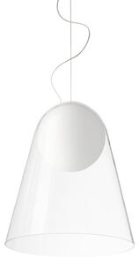 Lustră Pendul Foscarini, Satellight, reglabil, Transparent, Camera de zi, Sticlă, Design