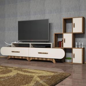 Masă TV/Dulap Florian S (Nuc + Crem). 1088294