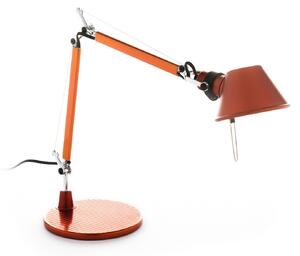 Lampă de masă Artemide, Tolomeo Micro, Portocaliu, Studiu / Birou, Metal, Design