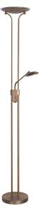 HighLight Lampa LED decorativă Lunera cu lampă de citit, reglabil, Bronz / Alamă Veche, Camera de zi / sufragerie, Metal, Casă de țară / Rustic, Lumină de lectură