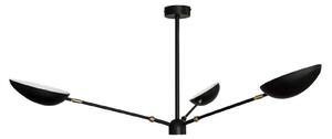 Plafoniere Watt & Veke, reglabil, Negru, Camera de zi, Metal, Modern