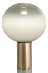 Lampă de masă Artemide, Laguna 26, reglabil, Auriu / Alamă, Camera de zi, Sticlă, Design