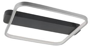 HighLight Plafonieră cu LED Ascona, negru/negru, 28 W, reglabil, Negru, Camera de zi / sufragerie, Metal, Modern