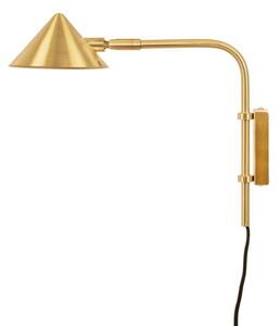 Lampă de perete Watt & Veke, reglabil, Auriu / Alamă, Camera de zi, Metal, Scandinavă