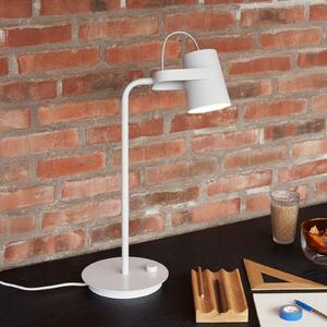 Hübsch Ardent lampă de masă, gri deschis, fier, E14, înălțime 54 cm, Gri, Studiu / Birou, Metal