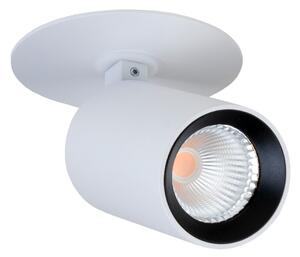 The Light Group SLC LED spot de încastrat ART, 1 bec, alb, 2.700 K, aluminiu, reglabil, Alb, Camera de zi / sufragerie, Aluminiu, Modern