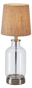 Lampă de masă Markslöjd, Costero, Bej, Camera de zi, Sticlă