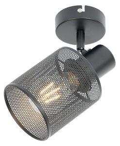 Plafoniere Lindby, Stancho, reglabil, Negru, Camera de zi, Metal, Modern