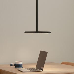 UMAGE Lampă suspendată LED Omni, negru, 2 becuri, lungime 74 cm, reglabil, Negru, Camera de zi / sufragerie, Metal, Design