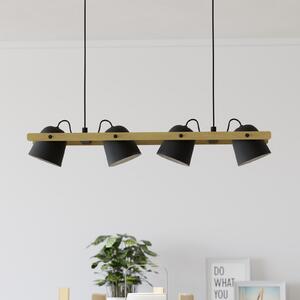 EGLO connect plafonieră LED Hornwood-Z, 4 becuri, negru