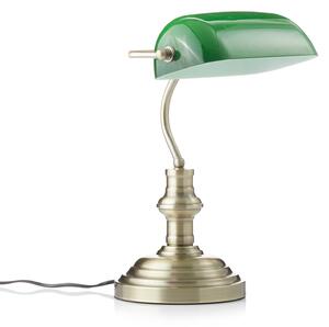 Lampă de masă Markslöjd, Bankers, Bronz / Alamă Veche, Camera de zi, Metal, Antichitate