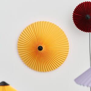 HAY Matin Flush Mount 380 plafonieră galbenă, reglabil, Galben, Camera de zi / sufragerie, Țesătură / Textil, Design
