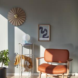 Hübsch Pliss aplică de perete, bej, fier, țesătură, E27, cablu, reglabil, Bej, Camera de zi / sufragerie, Țesătură / Textil, Design