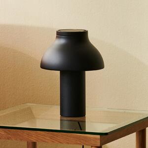 HAY Lampă de masă PC aluminiu, negru, înălțime 33 cm, reglabil, Negru, Camera de zi / sufragerie, Metal, Design