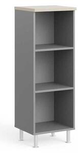 Dulap mediu Manager LUX 45 x 43 x 129,2 cm, salcâm deschis / gri