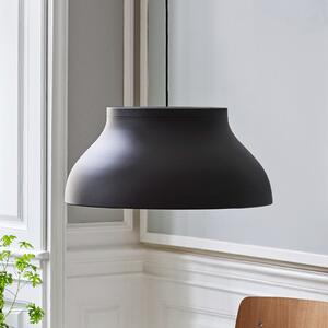HAY PC L lampă suspendată cu difuzor, negru, reglabil, Negru, Camera de zi / sufragerie, Metal, Design