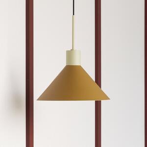 Hübsch Lampă suspendată Crayon, culoarea chihlimbarului, fier, E27, reglabil, Maro / Rugină, Camera de zi / sufragerie, Metal, Design